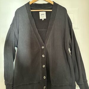 Aerie Women's Charcoal Cardigan Sweater